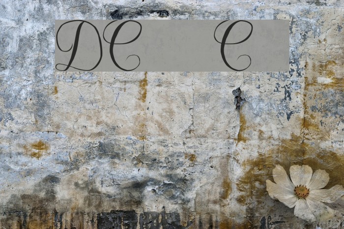 DuCahier xp Cursive scolaire Font examples