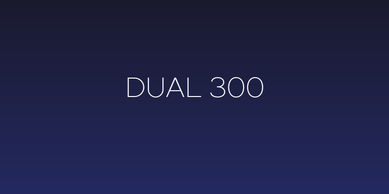 Dual 300 Social Header