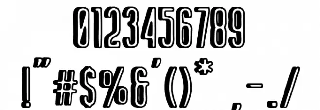 Dual Monarchy Font OTHER CHARS