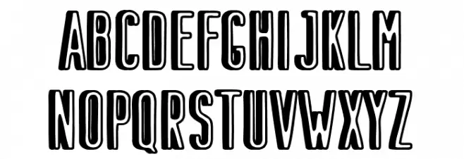 Dual Monarchy フォント 大文字