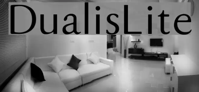 DualisLite Font examples