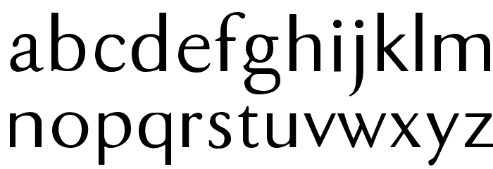 DualisLite Font LOWERCASE