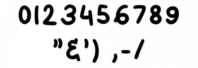 Duapensil Regular Font OTHER CHARS