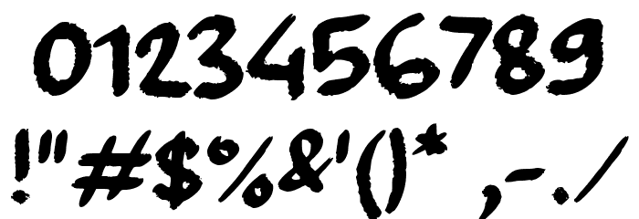 Duaribu Font OTHER CHARS