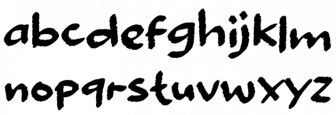 Duaribu फ़ॉन्ट लोअरकेस