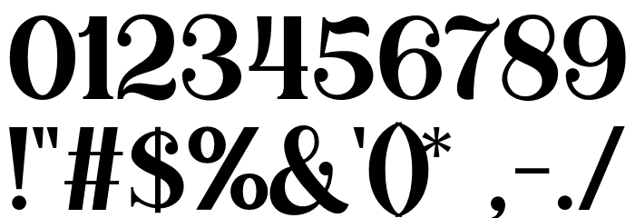 DuaroseSerifDEMO Font OTHER CHARS