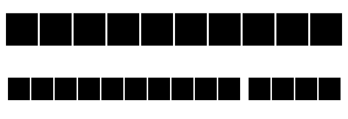 Duase-LightDisplay Font OTHER CHARS