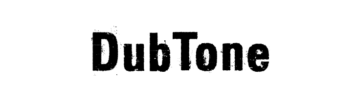 DubTone  नि: शुल्क फ़ॉन्ट्स डाउनलोड