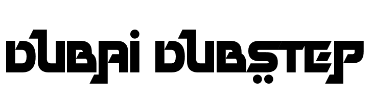 Dubai Dubstep Font - FFonts.net