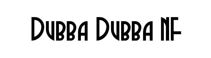 Dubba Dubba NF  フリーフォントのダウンロード