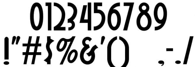 Dubba Dubba NF Font OTHER CHARS