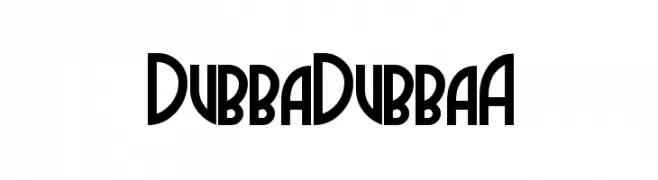 DubbaDubbaA  Descarca Fonturi Gratis