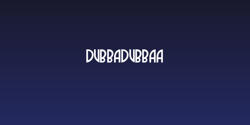 DubbaDubbaA Social Header