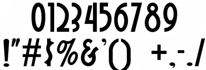 DubbaDubbaNF Font OTHER CHARS