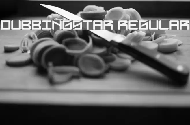 DubbingStar Regular Font examples