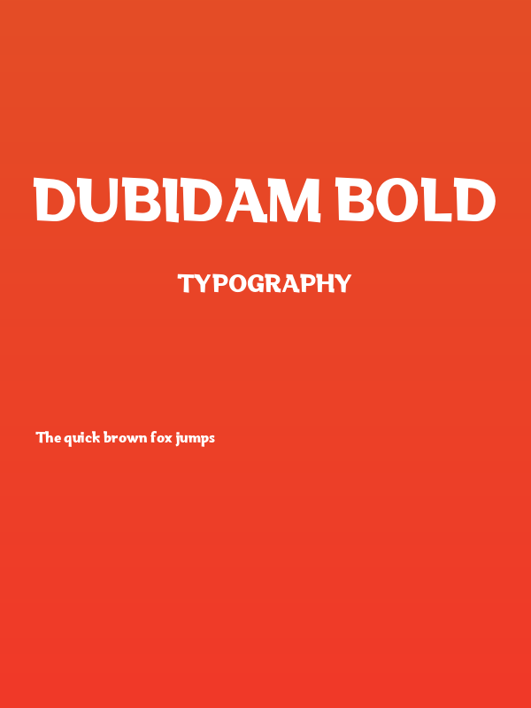 Dubidam Bold Poster