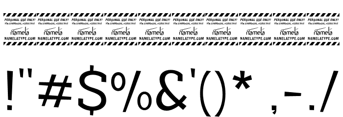 Dubidam Light Font OTHER CHARS
