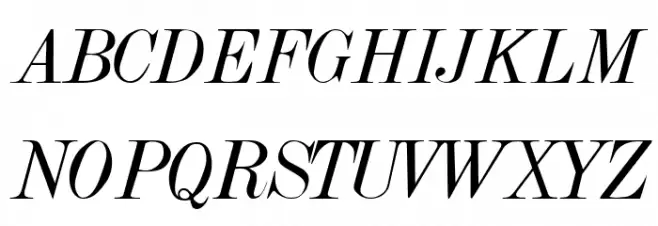 Dubiel Italic Polices MAJUSCULES