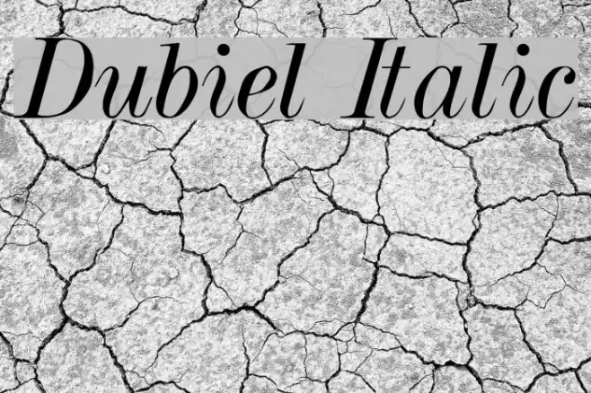 Dubiel Italic Fuentes examples