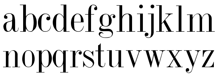 Dubiel Plain Font LOWERCASE