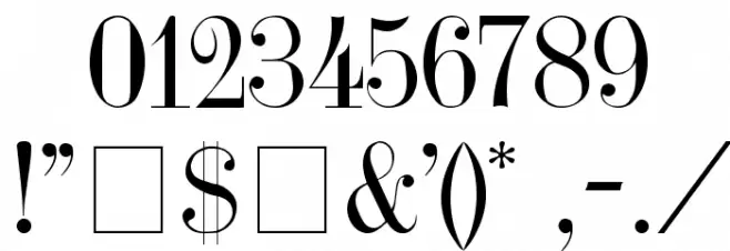 DubielPlain Font OTHER CHARS