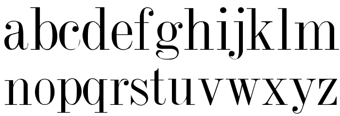 Dubiel Font LOWERCASE