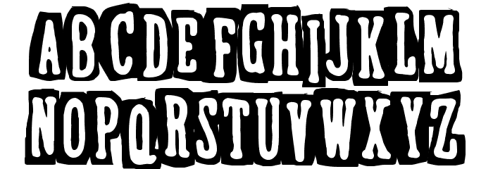 Dubious Reputation Font LOWERCASE