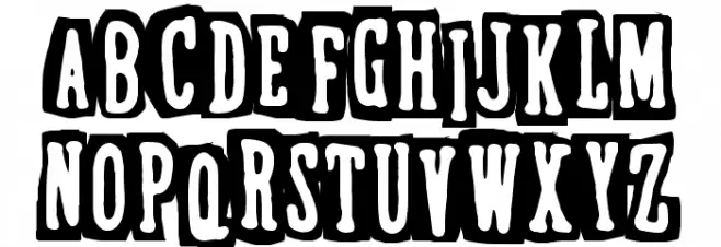 Dubious Reputation フォント 小文字