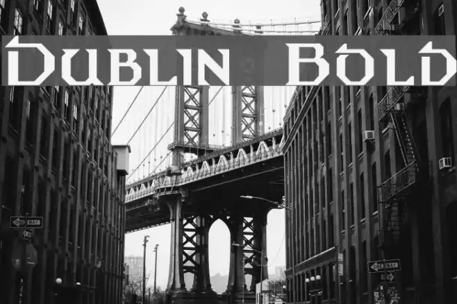 Dublin Bold Example 1
