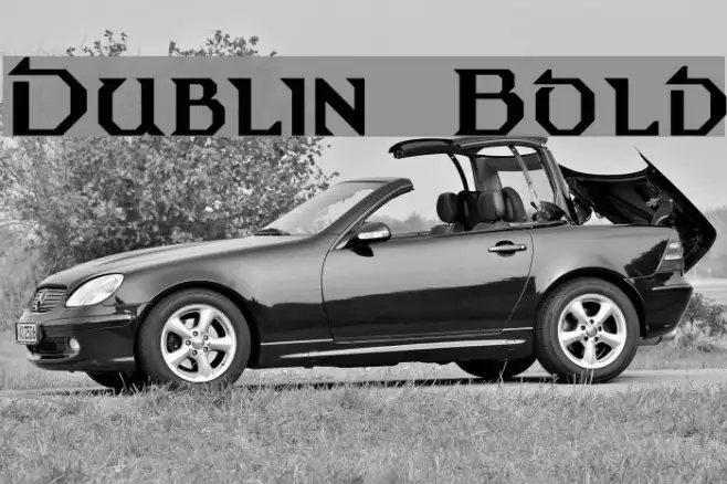 Dublin Bold Example 3