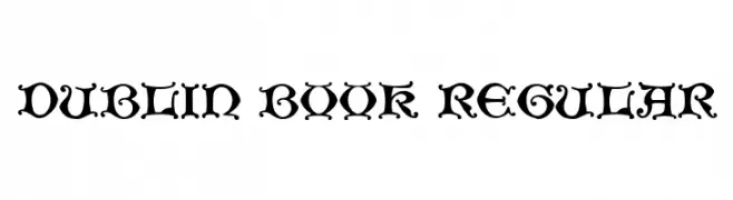 Dublin Book Regular  フリーフォントのダウンロード
