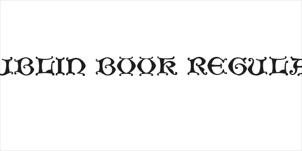 Dublin Book Regular Logo