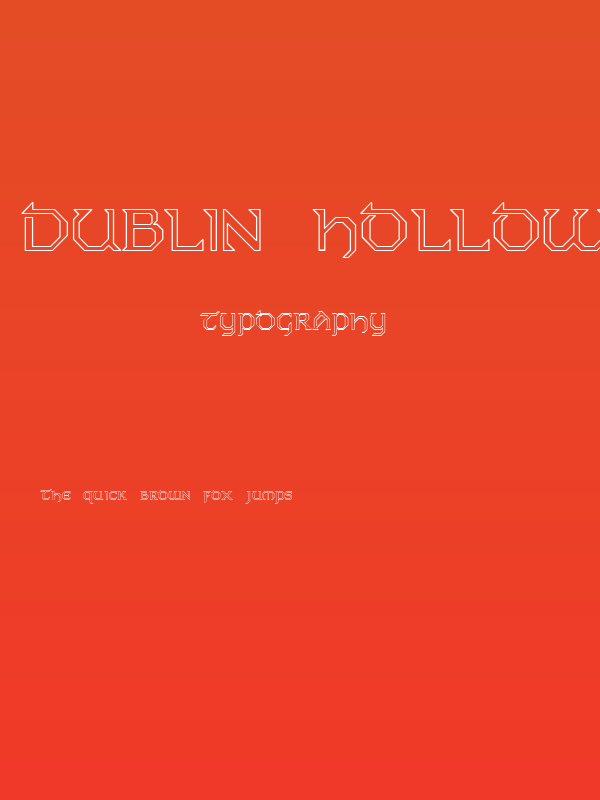 Dublin Hollow Poster