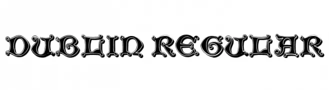 Dublin Regular  font caratteri gratis