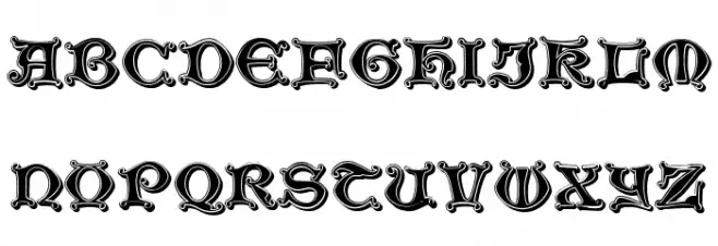 Dublin Regular Font LOWERCASE