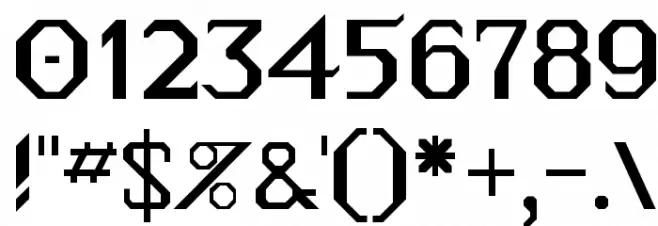 Dublin Font OTHER CHARS