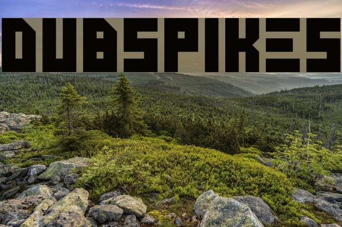 Dubspikes Font examples