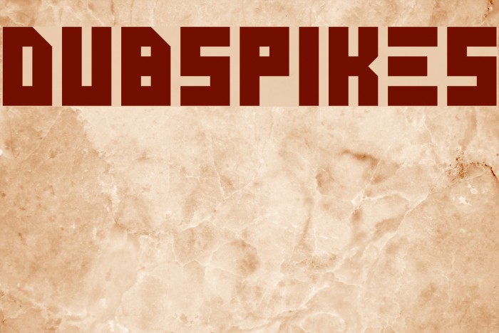 Dubspikes Font examples