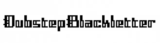 Dubstep Blackletter  Fuentes Gratis Descargar