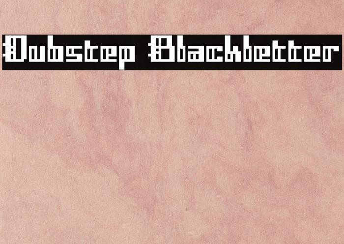 Dubstep Blackletter Font examples