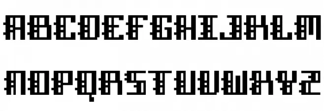 Dubstep Blackletter Polices MAJUSCULES