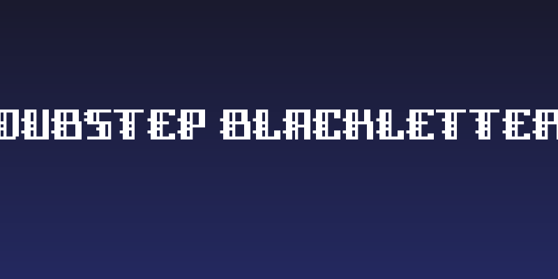 Dubstep Blackletter Social Header