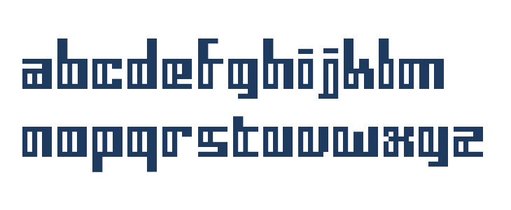 Dubstep Blackletter Lowercase