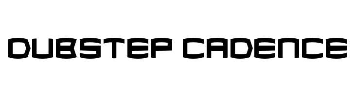 Dubstep Cadence Font