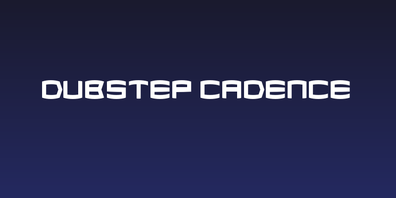 Dubstep Cadence Social Header
