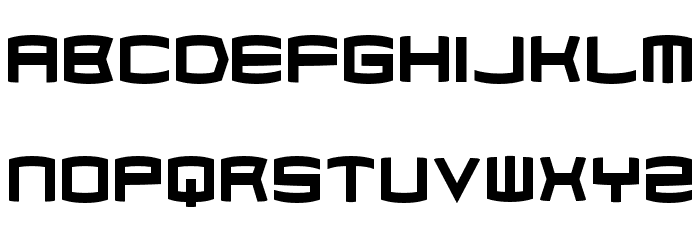 Dubstep Cadence Font LOWERCASE