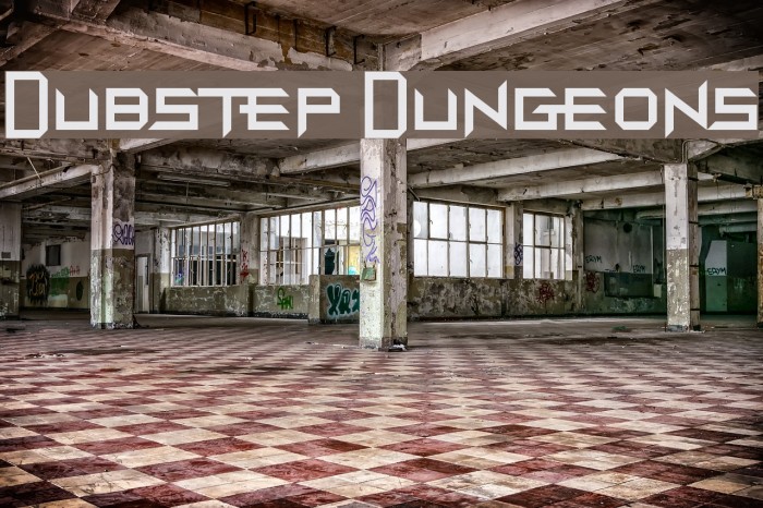 Dubstep Dungeons Font examples