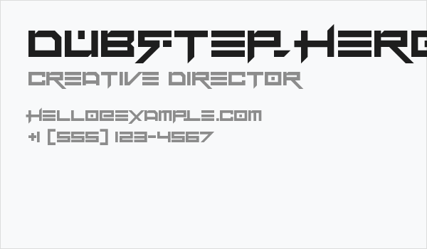 Dubstep heroes Business Card