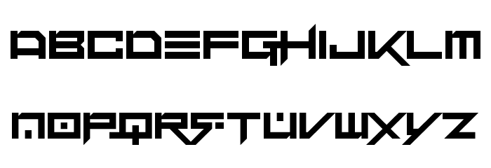Dubstep heroes Font LOWERCASE