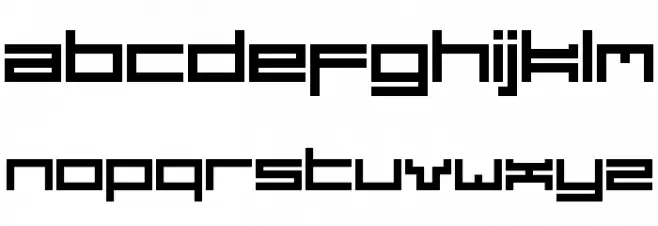 Dubsteptrix Regular Caratteri MAIUSCOLE